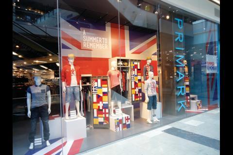 Primark, Olympic window display